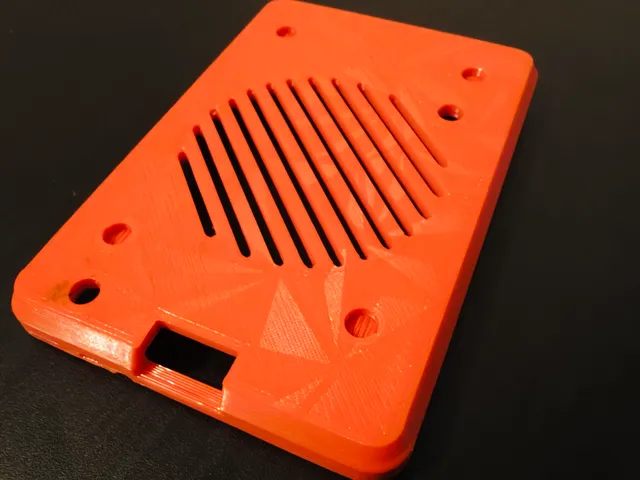 "Raspberry Pi 5 Case (snap fit)" with adjustable magnet holes
