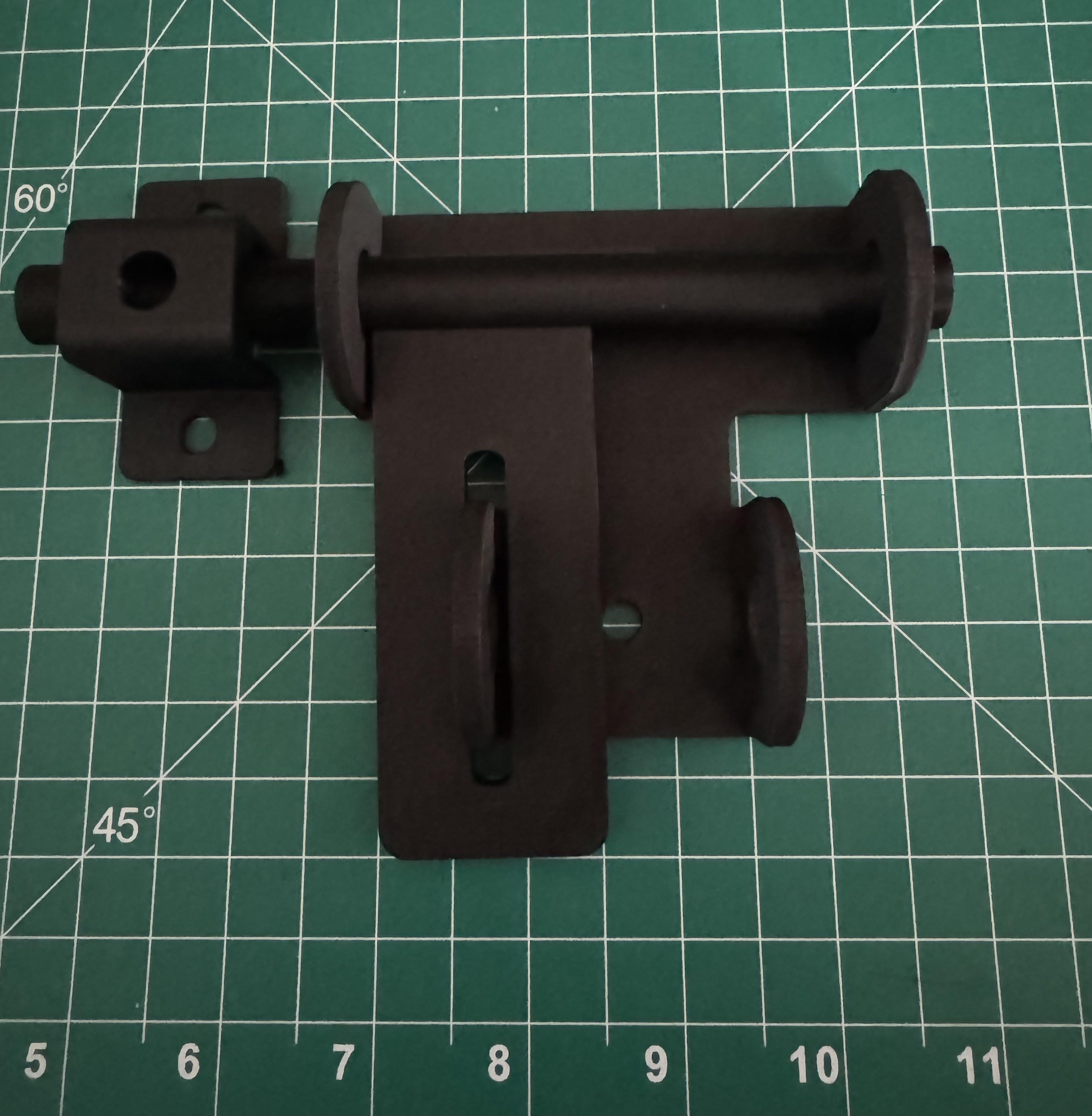 Miniatura 5 do modelo 3D Gate Latch Assembly (lockable)