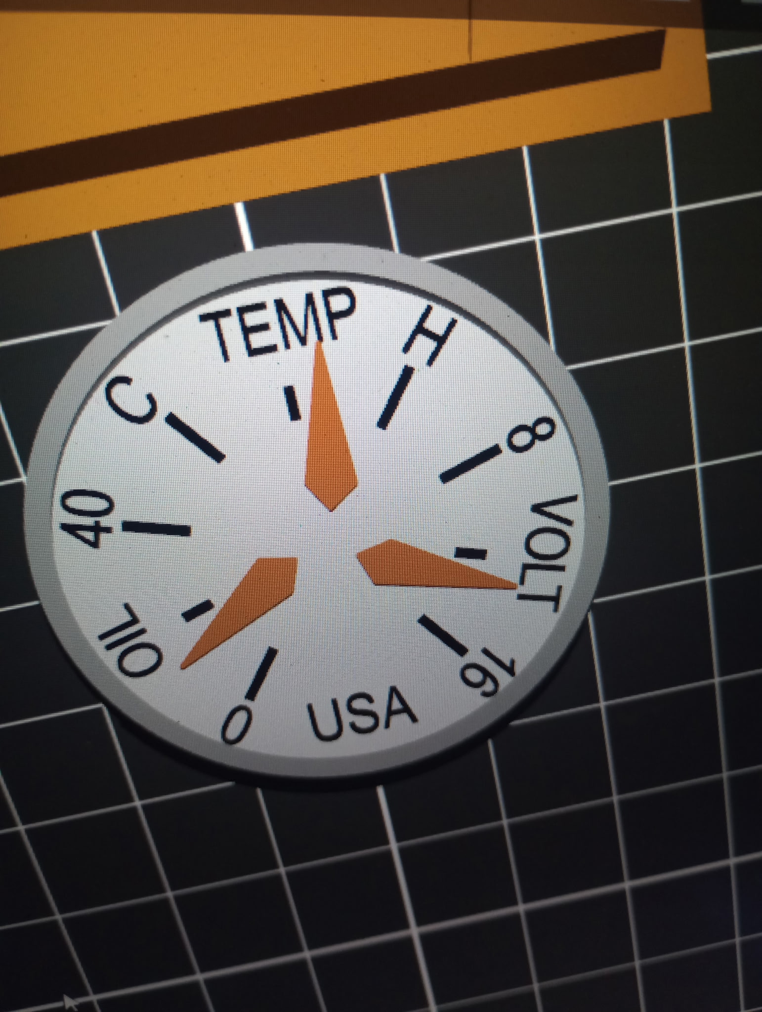 Combo Gage for Pedal Car