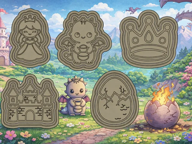 Cute Princesses & Dragons