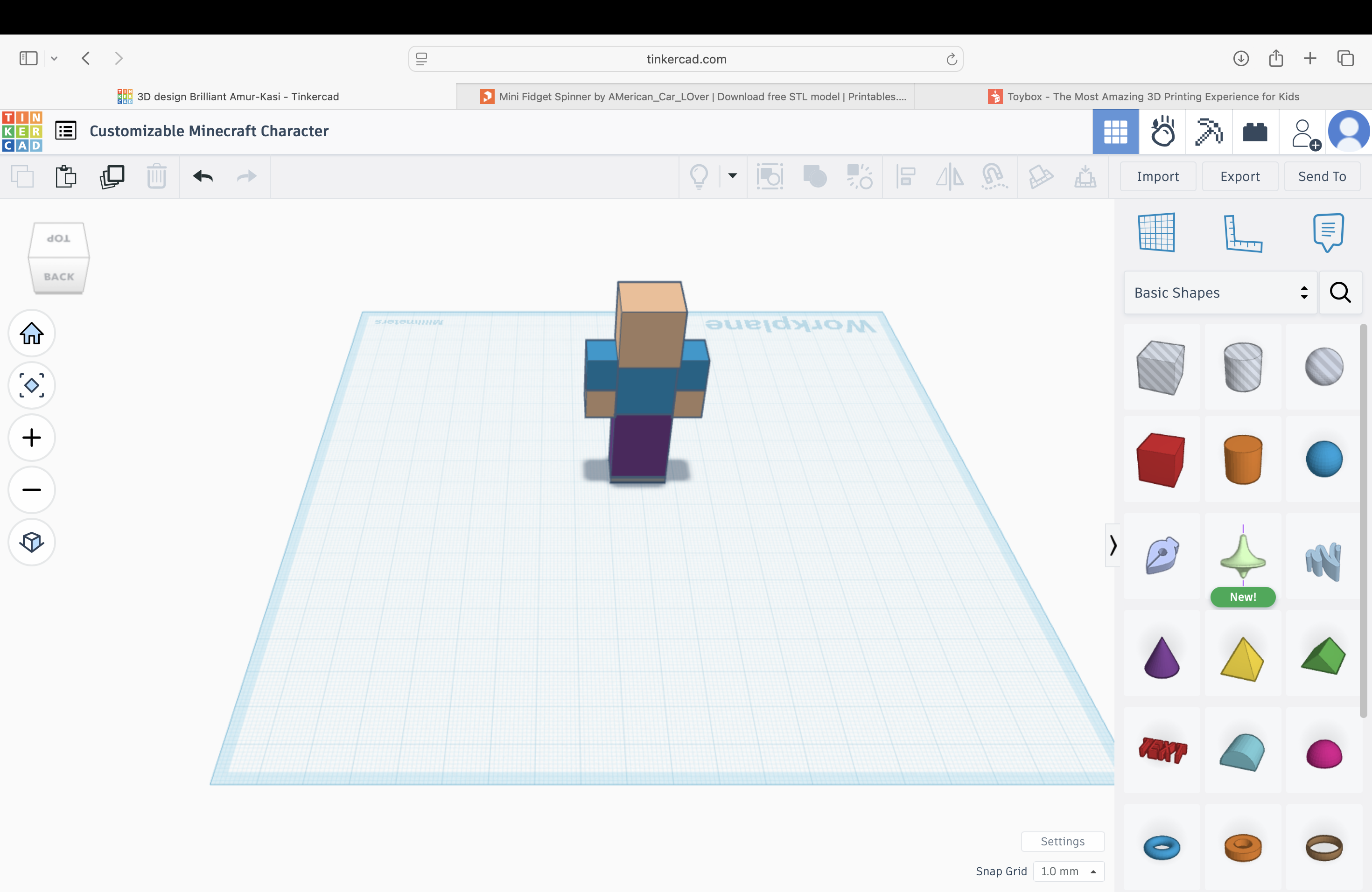 Minecraft Character Steve (Customizable)