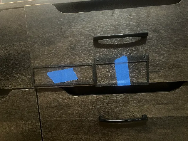 Drawer Handle Drilling Template