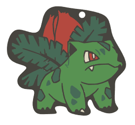 002 Ivysaur keychain