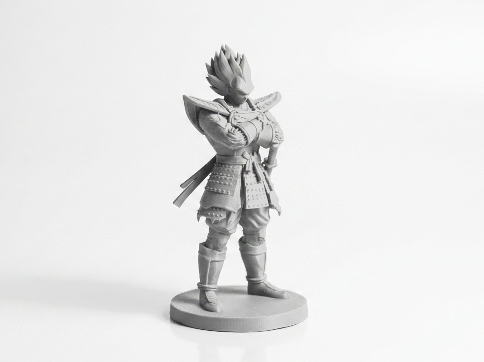 Vegeta Samurai Figurine Anime Manga 3D Printable