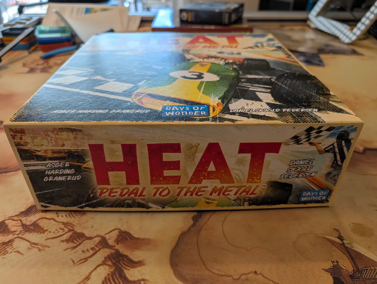 Heat: pedal to the metal board game insert w/ sleeved cards w/heavy rain w/  tunnel vision NO LID LIFT by gameyspirits | Download free STL model |  Printables.com