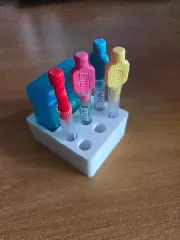 dental hygiene tools stand
