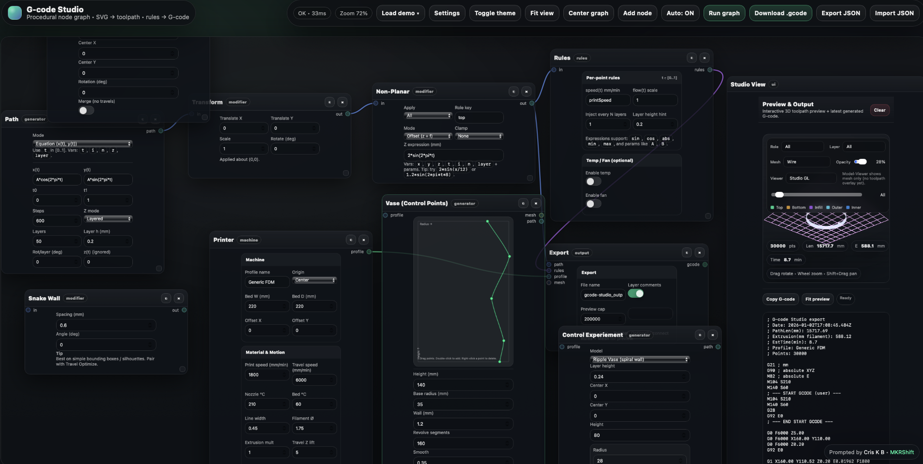 Procedural model generation