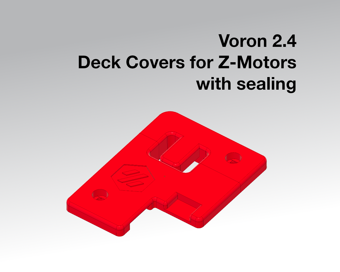 Voron 2.4 Deck Covers for Z-Motors