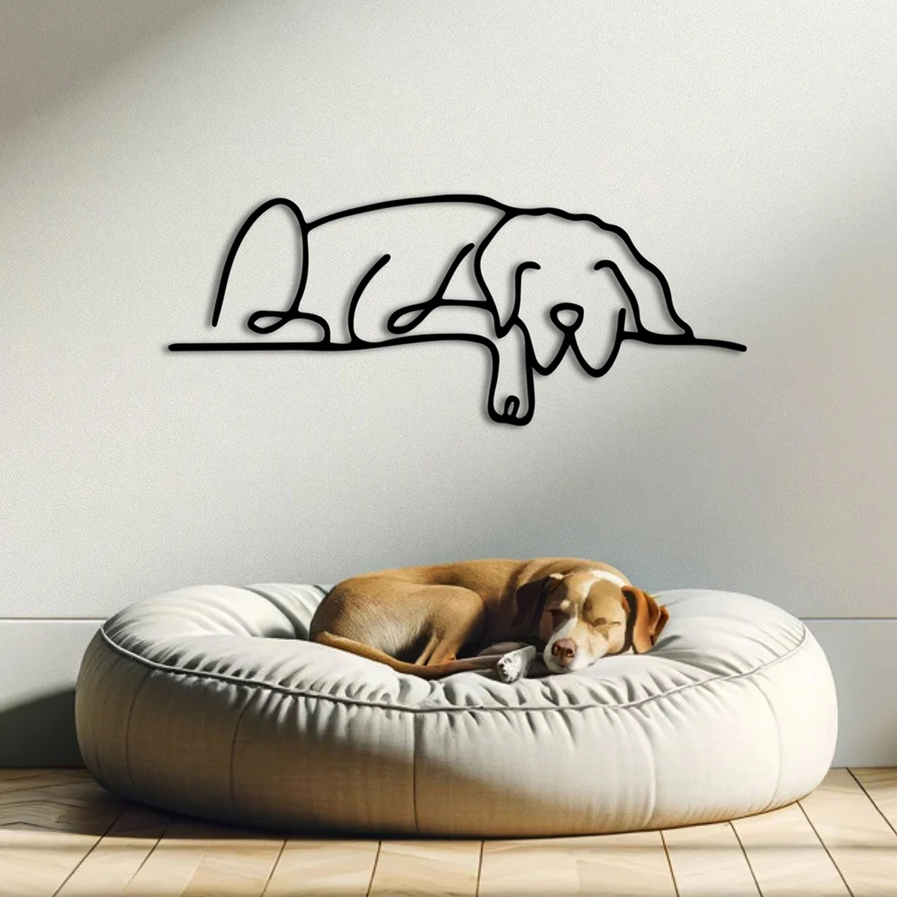 Sleeping Dog - Wall Decoration