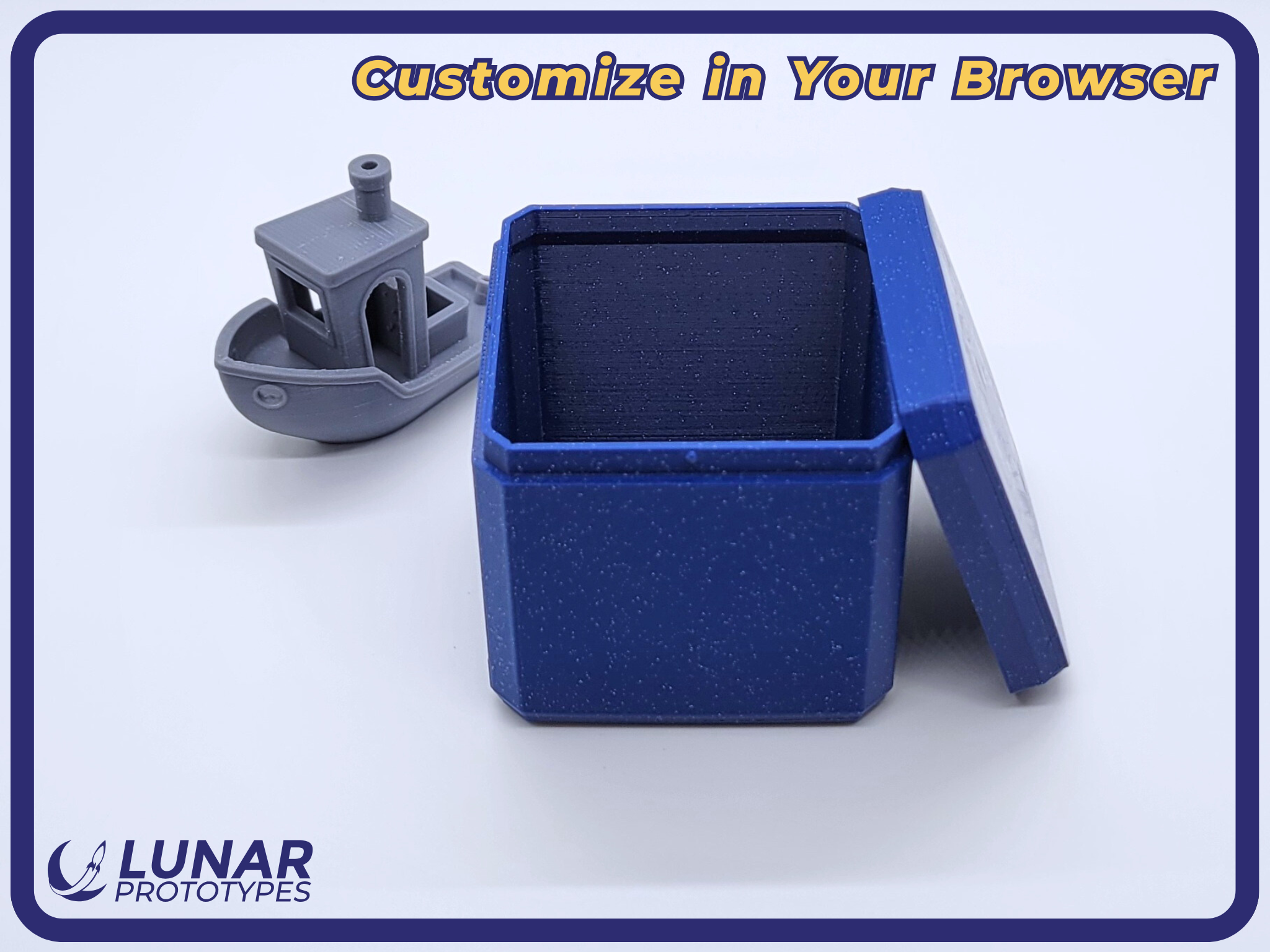 Snap-Fit Rectangular Storage Container