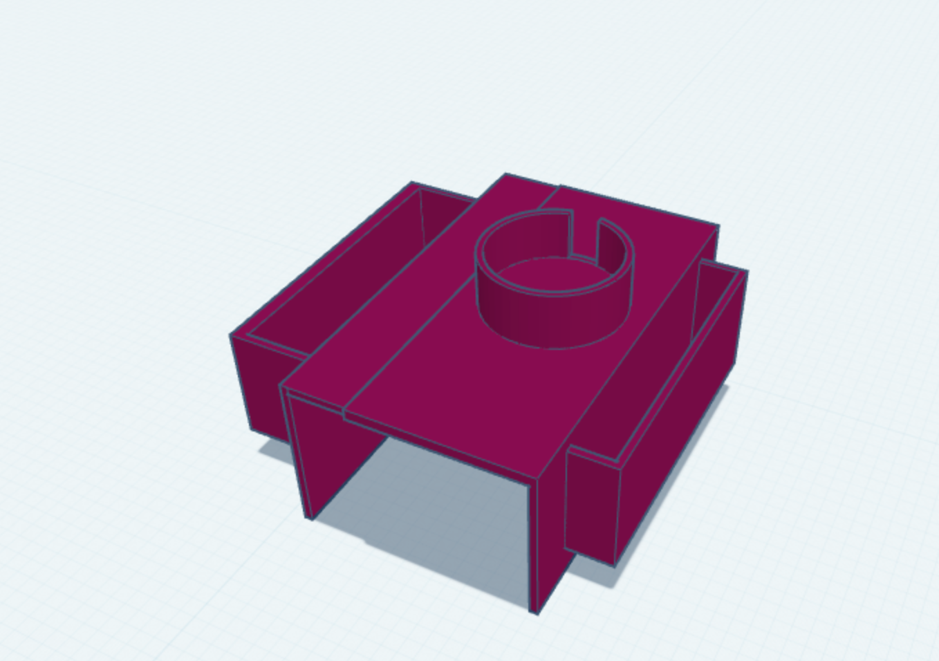 Miniatura 3 do modelo 3D Armrest Table (Adjustable Size)