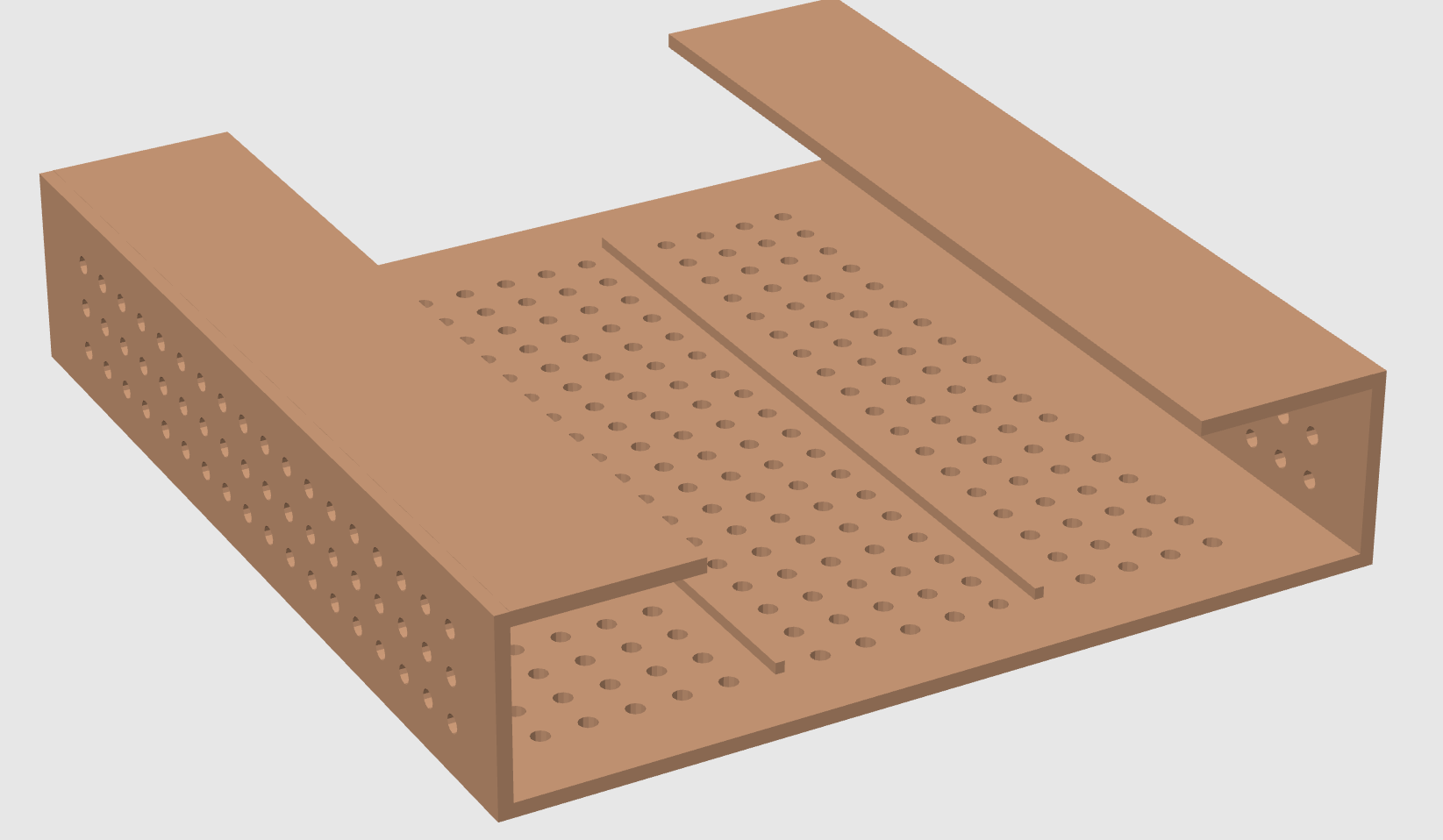 Under-Table Storage Tray for Remote Controls and Small Items