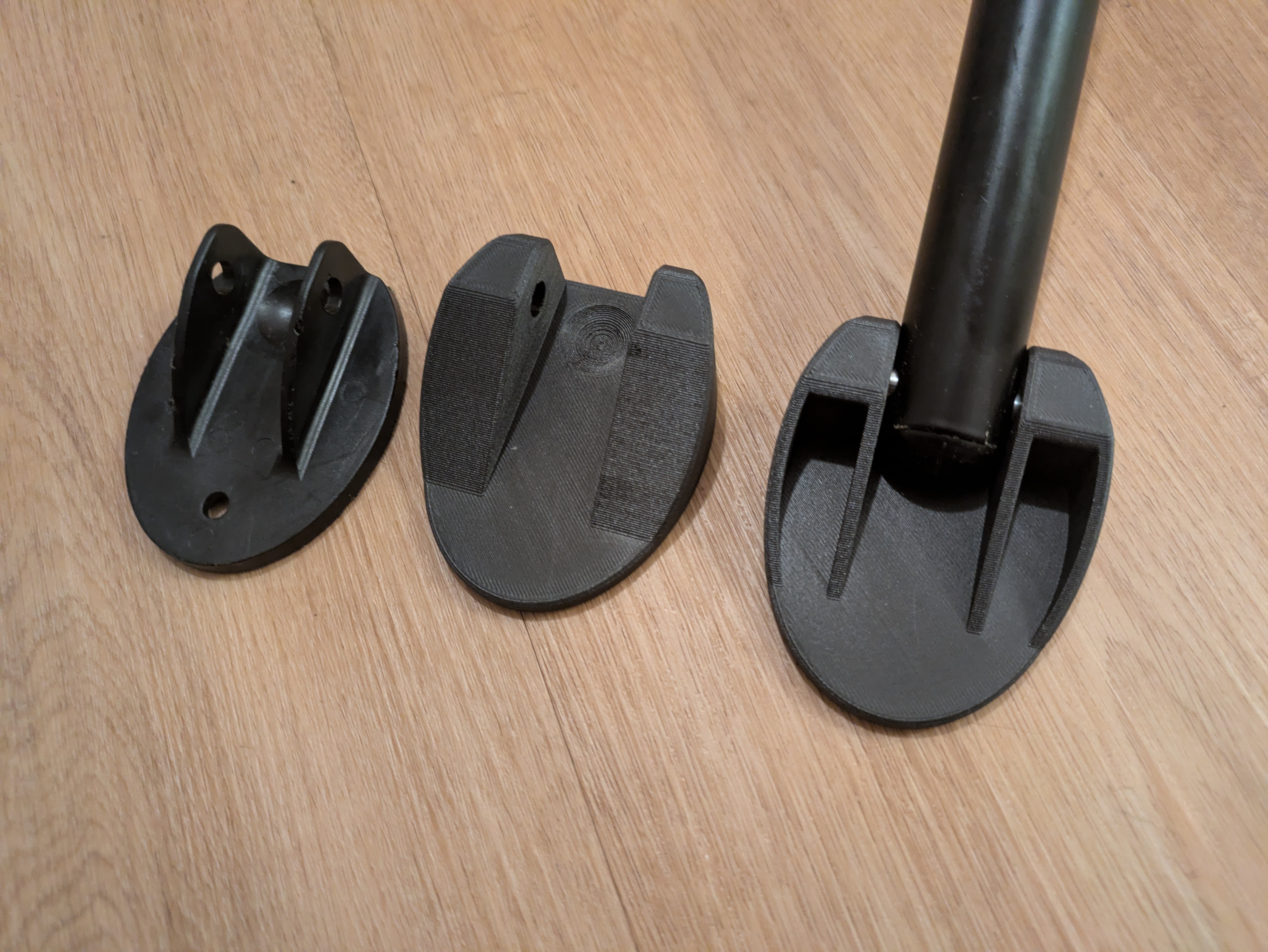 Bike repair stand foot