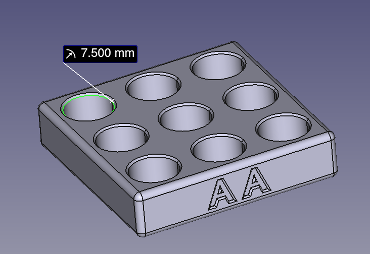 Modular Battery Organizer AA ,AAA