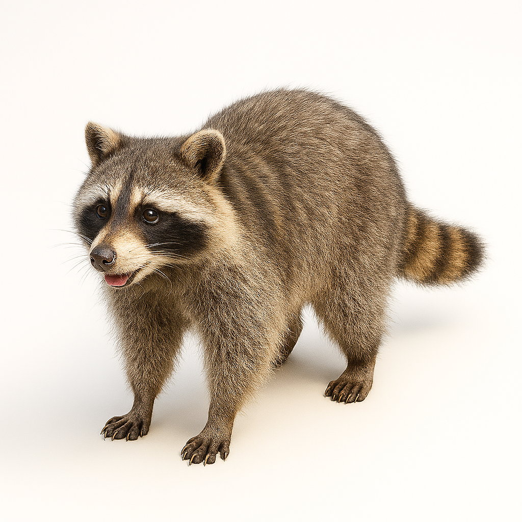 Fluffy Racoon