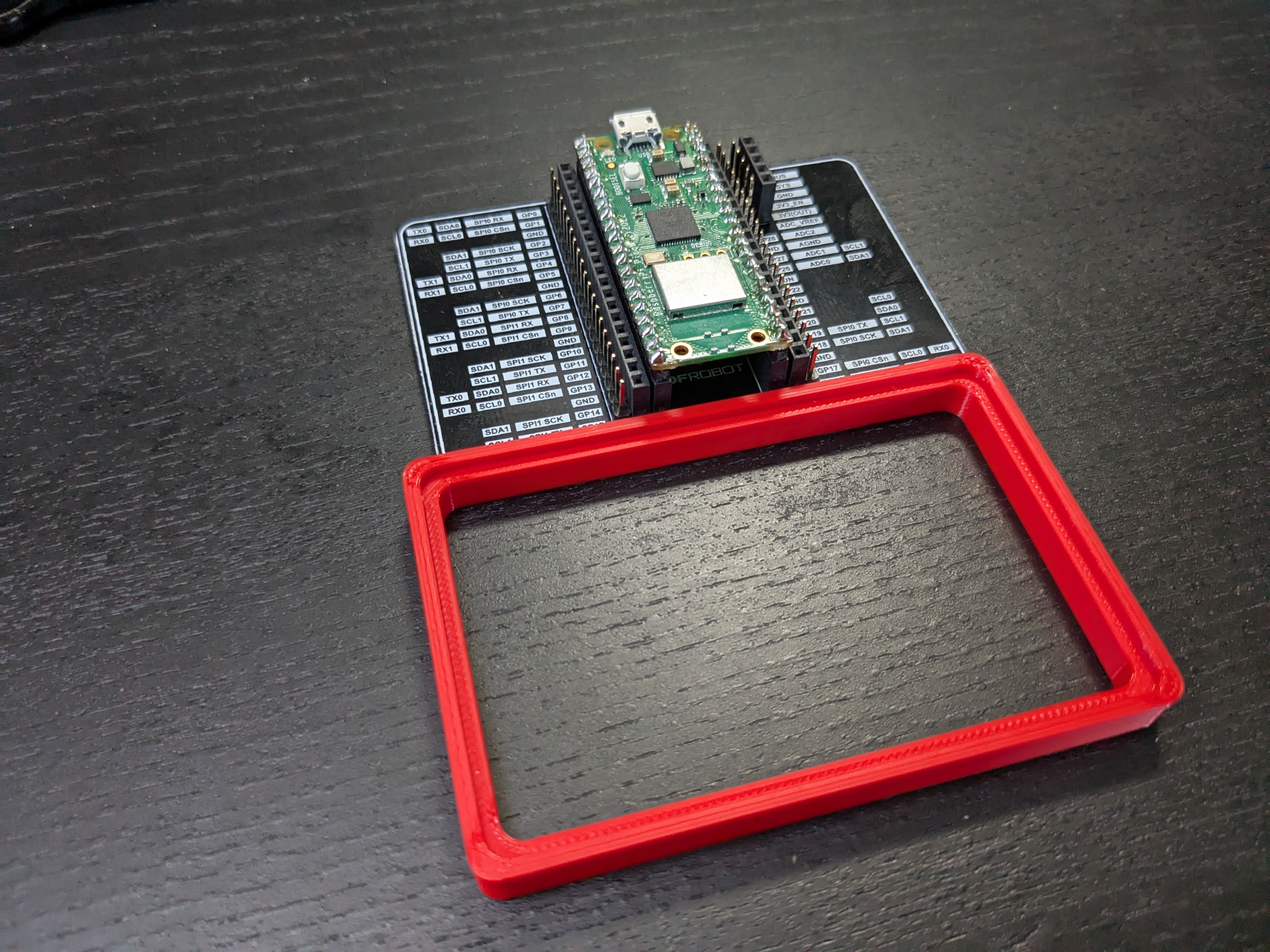 IO expansion board for pico Bottom Case