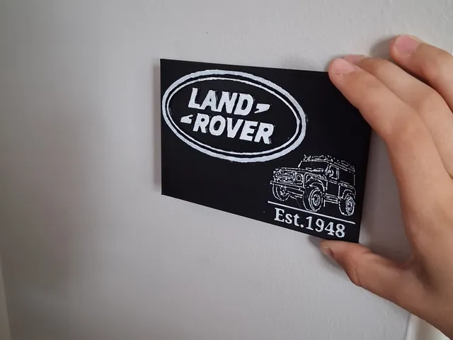 Land Rover Plaque
