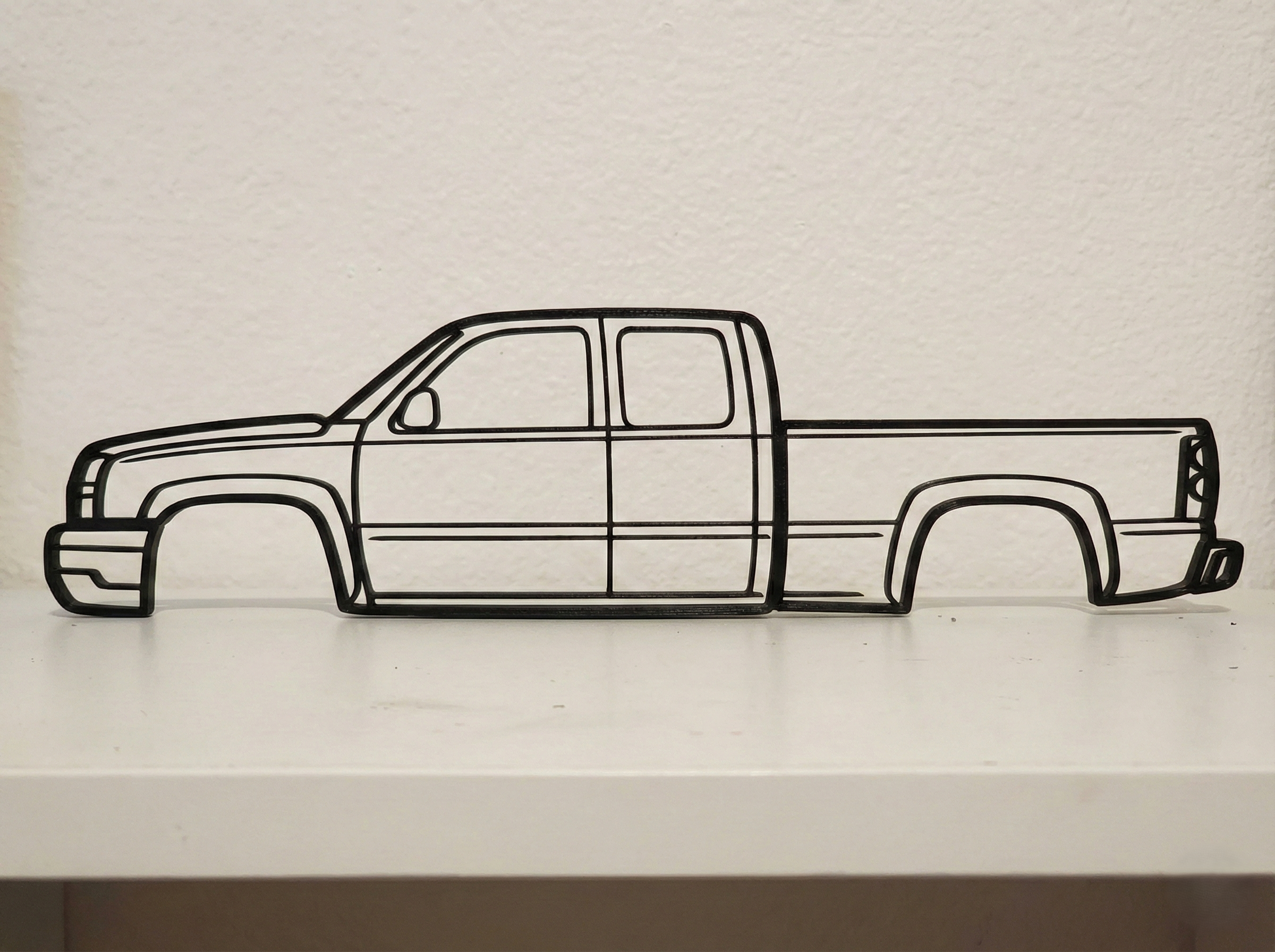 Chevrolet Silverado GMT800 Cateye Wall Art