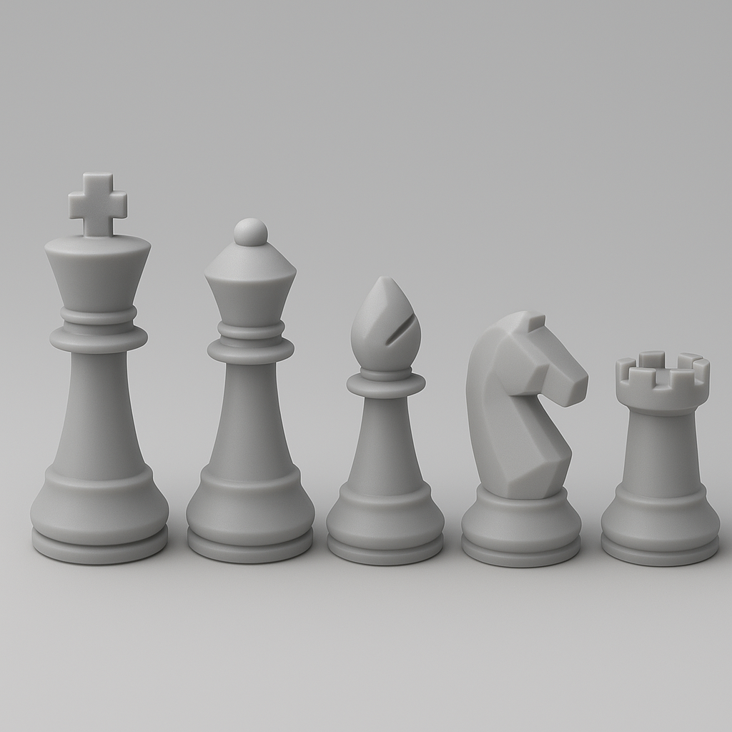 ChessMaster Set – Modelo 3D Profesional (STL)