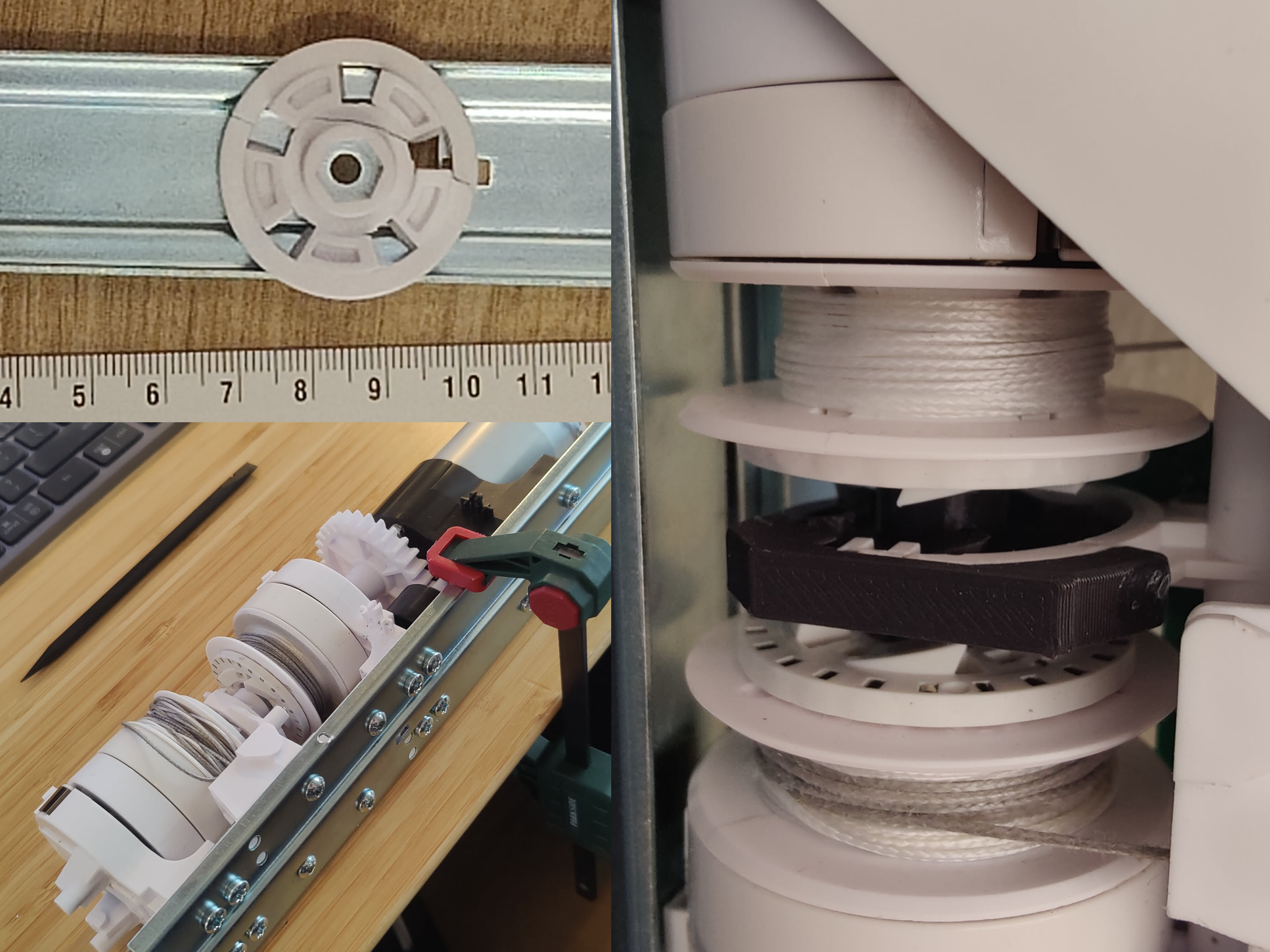 Slide Automated Curtain Gear and bracket repair