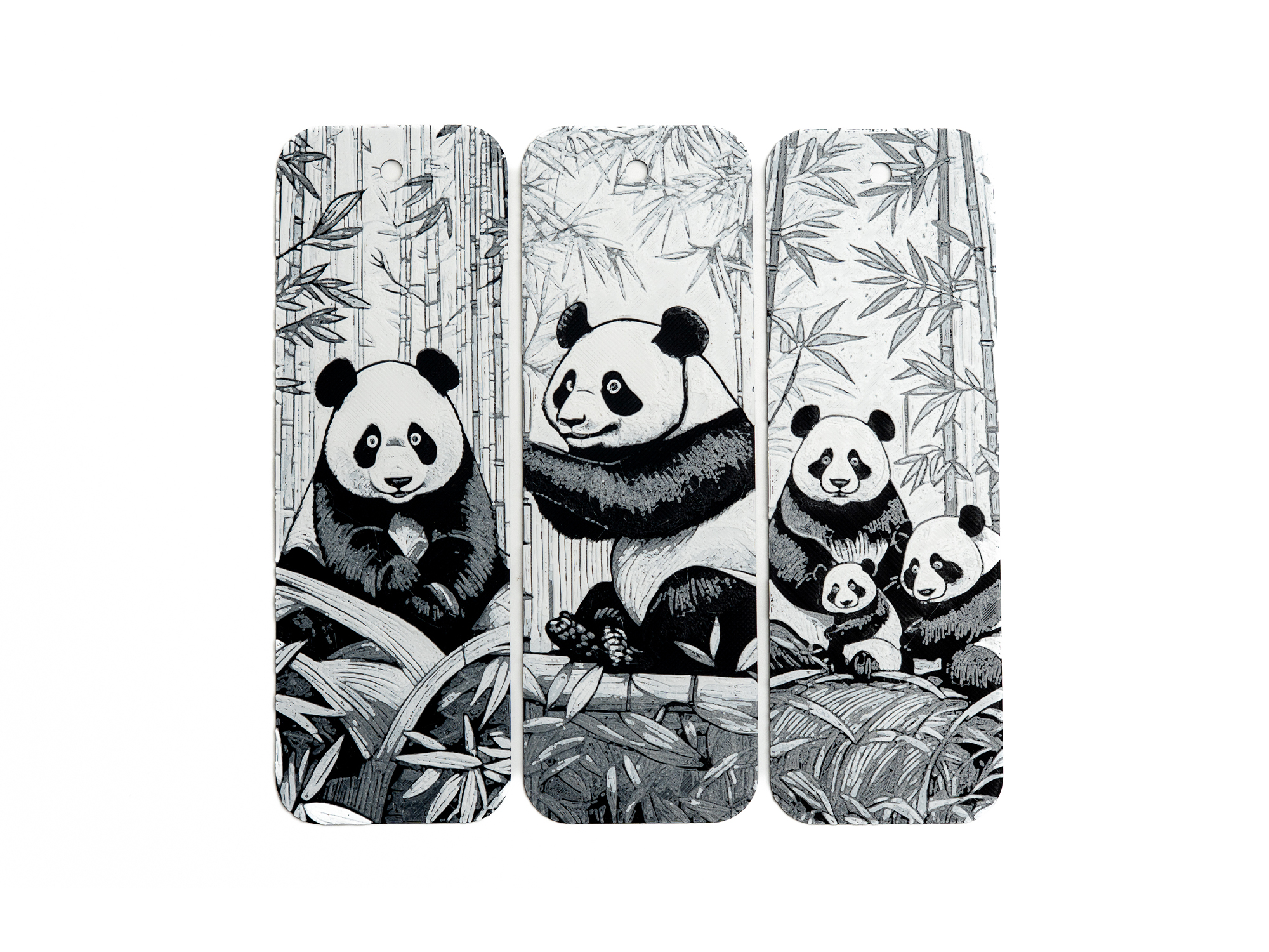 Miniatura 4 do modelo 3D Giant Panda Bookmarks