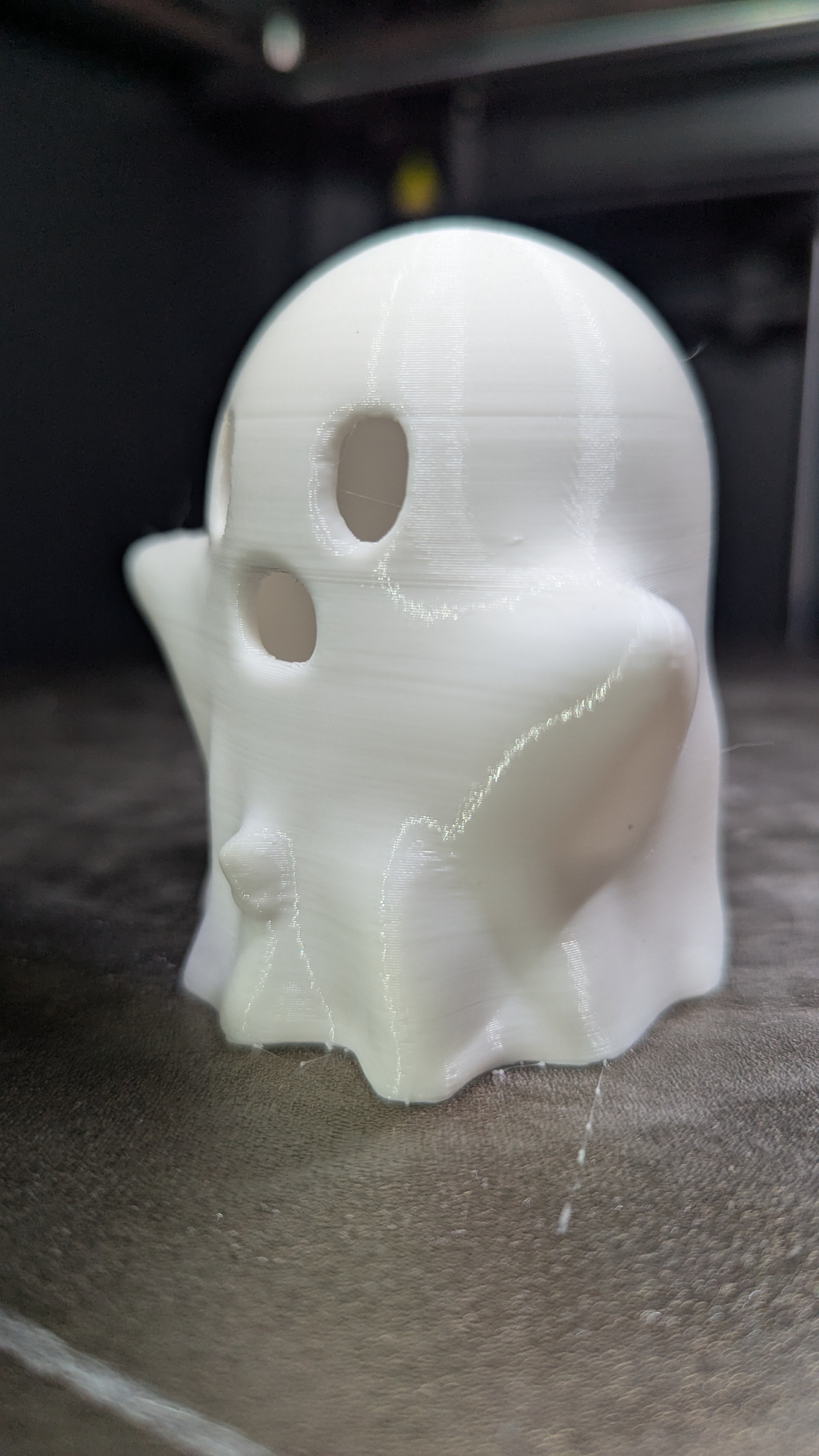 Slightly more offensive tea light ghost with arms