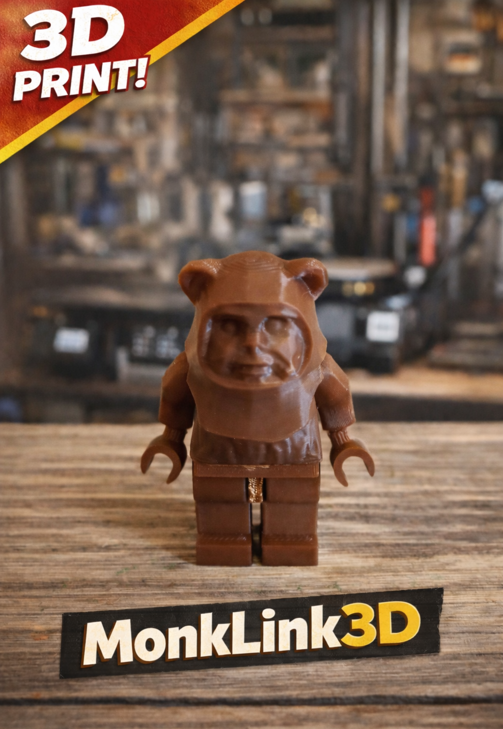 Lego Ewok (Fully 3d Printed!)