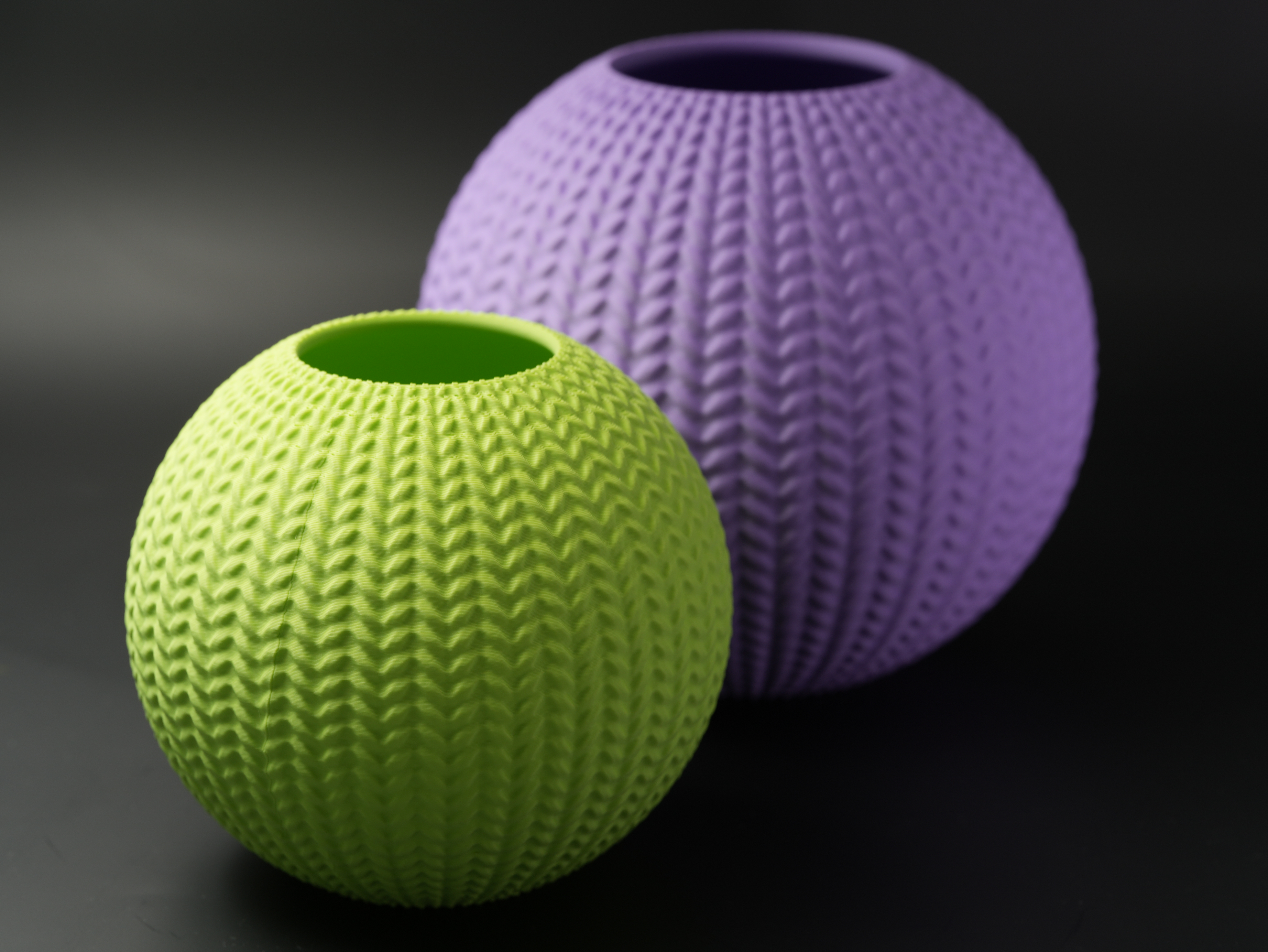 Miniatura 2 do modelo 3D Knitted Sphere Vase