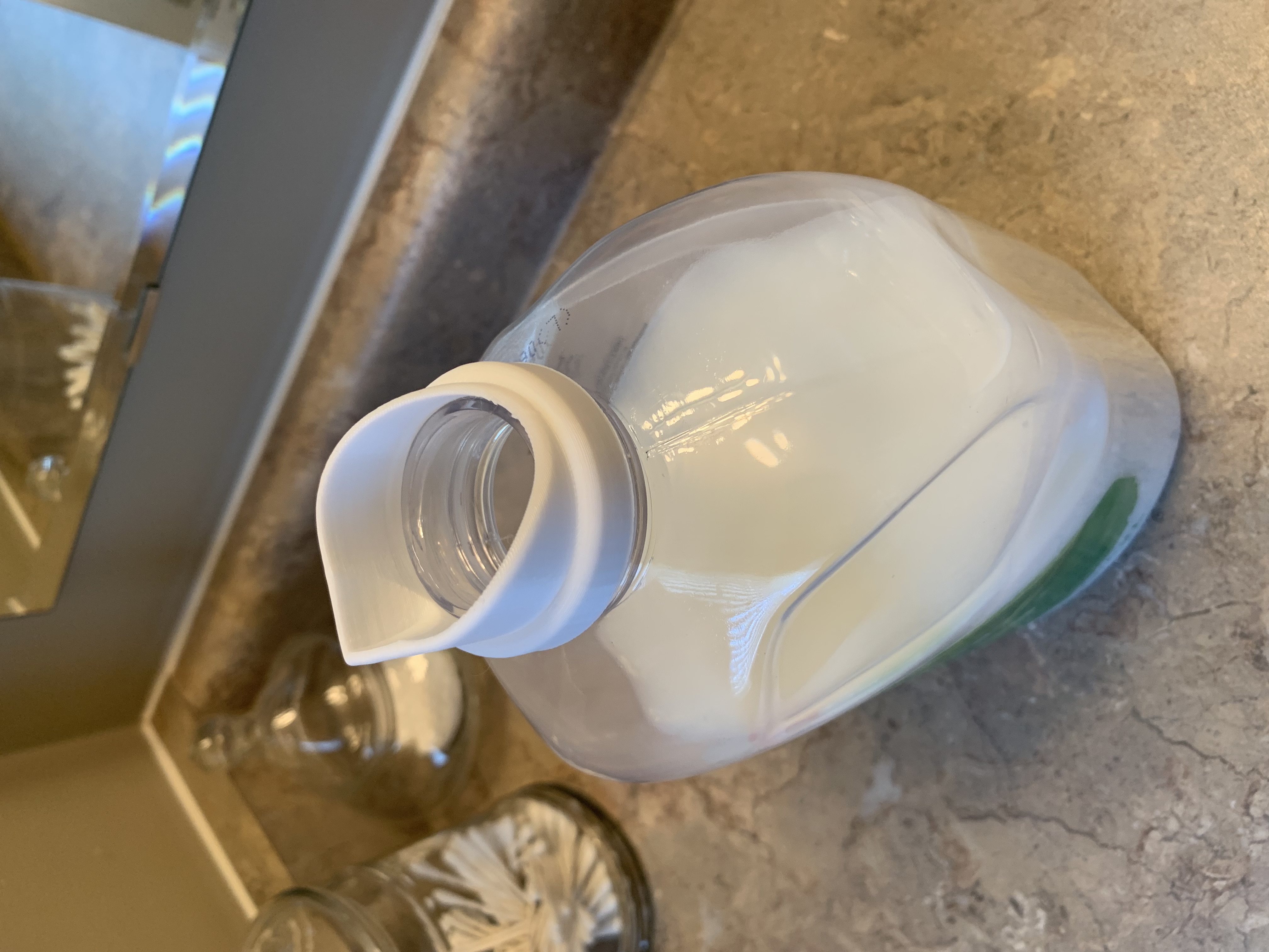 Spout for Refill Bottle of Hand Soap