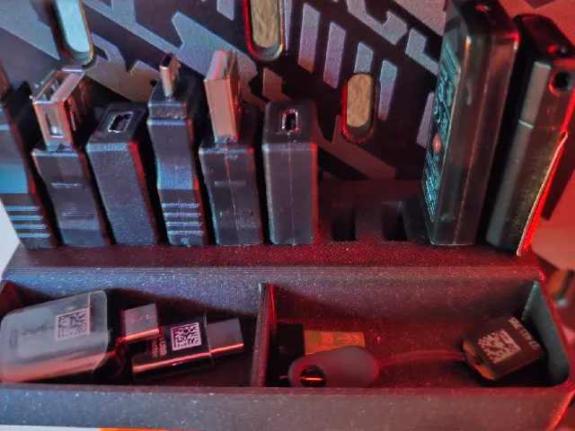 IKEA Skadis USB Holder with divided tray