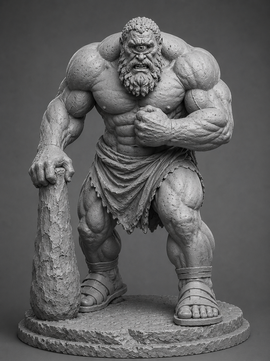 Polyphemus the Cyclops – 3D Printable Statue