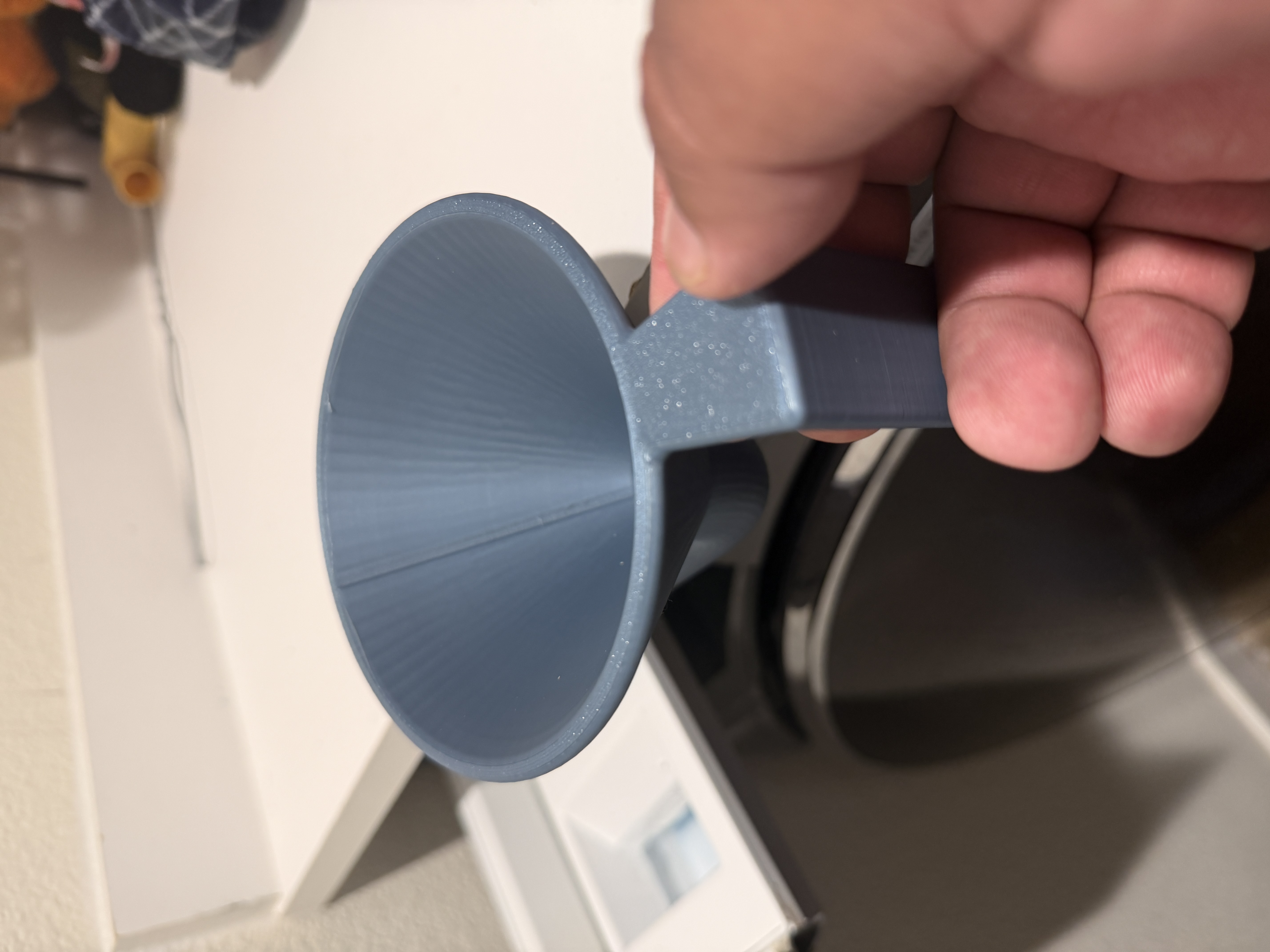 Offset Funnel for Hard-to-Reach Areas