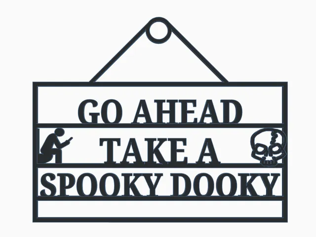 Spooky Dooky sign
