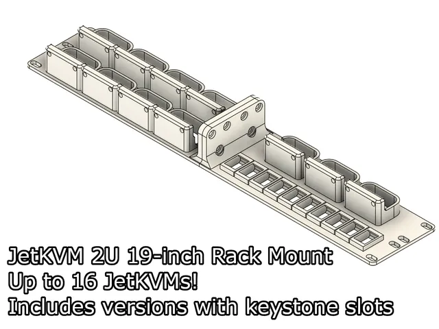 JetKVM 2U 19-inch rack mount