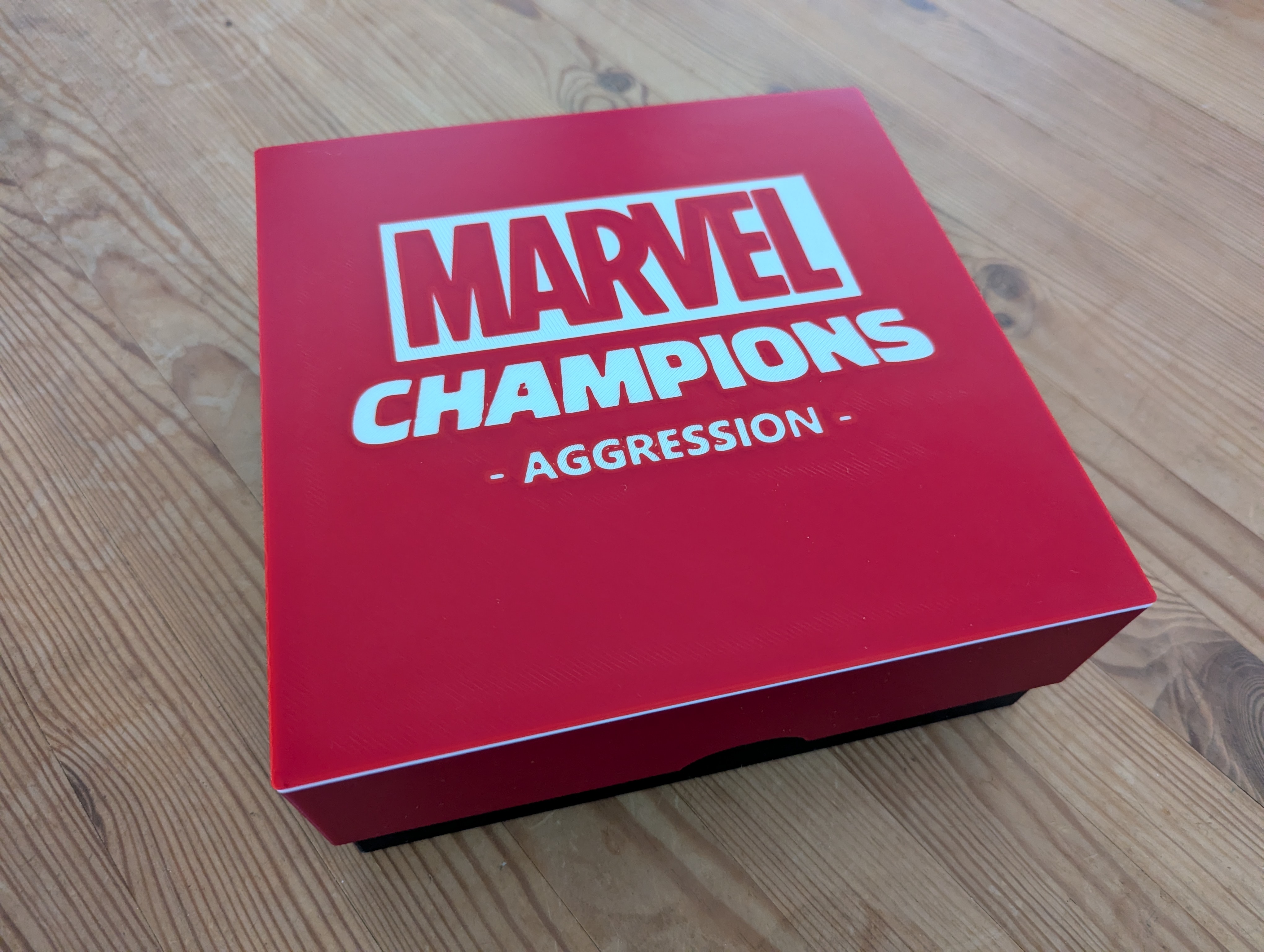 Card box with separators (e.g. for Marvel Champions)