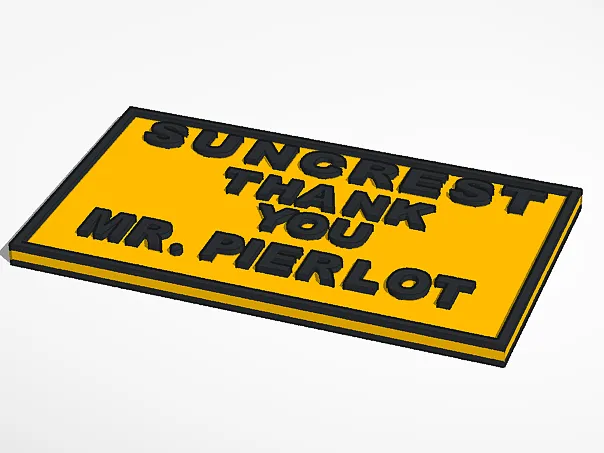 Suncrest Thank You Mr. Pierlot
