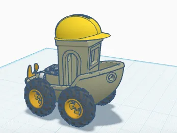 Mecanic benchy with hardhat