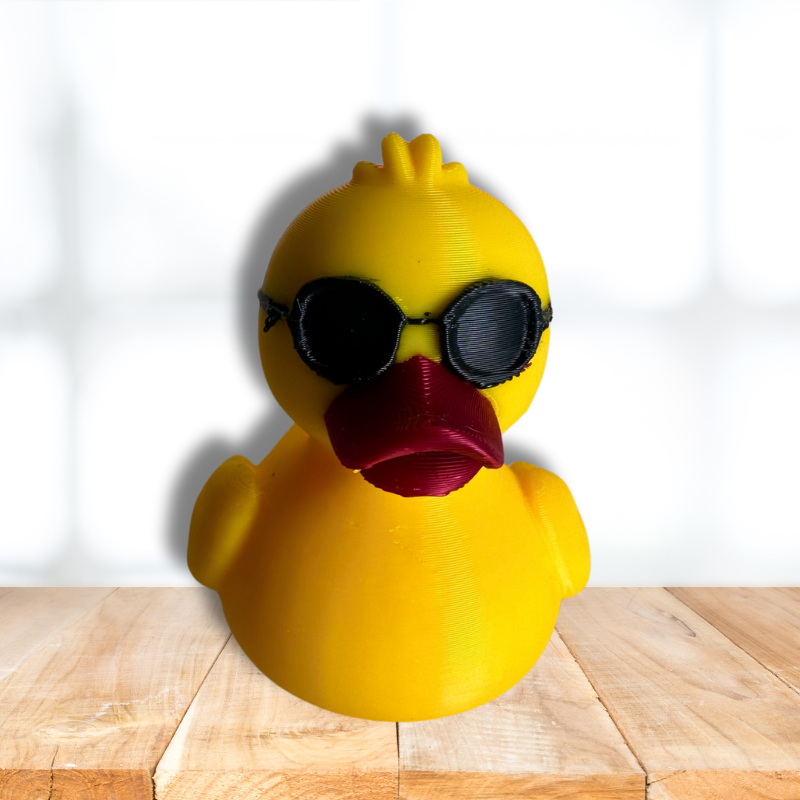 Djeep Duck with glasses