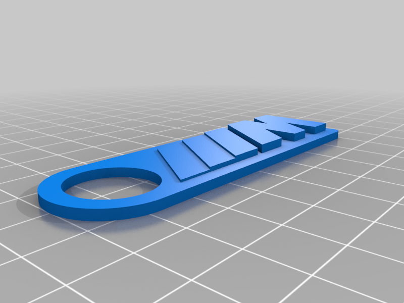 Miniatura 3 do modelo 3D BMW M KEYCHAIN!