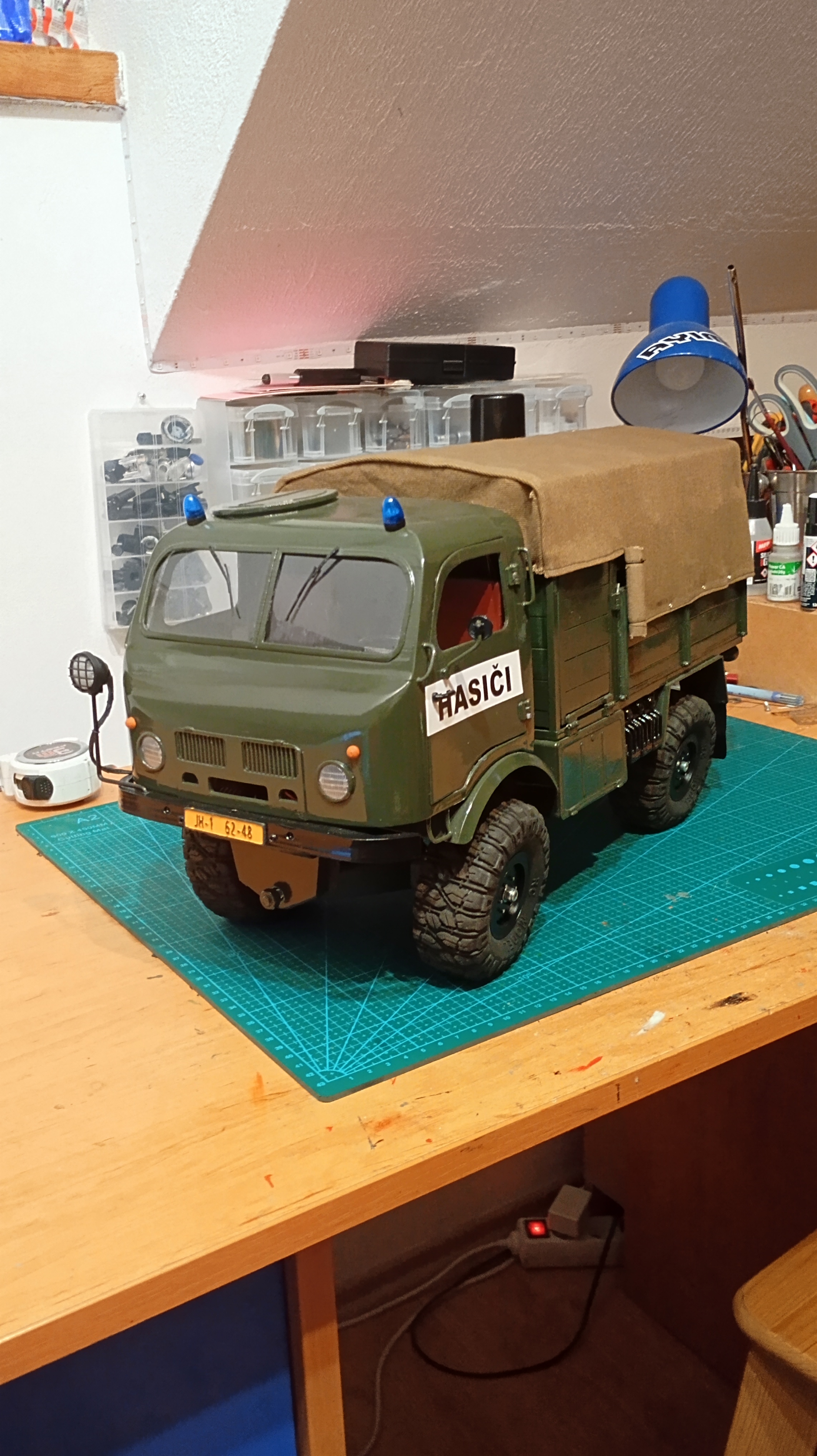 RC TATRA 805 DVS-8 V MEŘÍTKU 1/10 3D model thumbnail