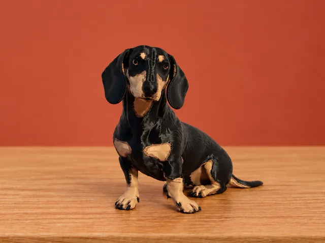 Realistic Dachshund Shorthair Figurine