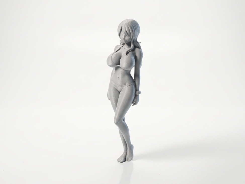 Bikini Babe Female Figure Statue 3D Printable
