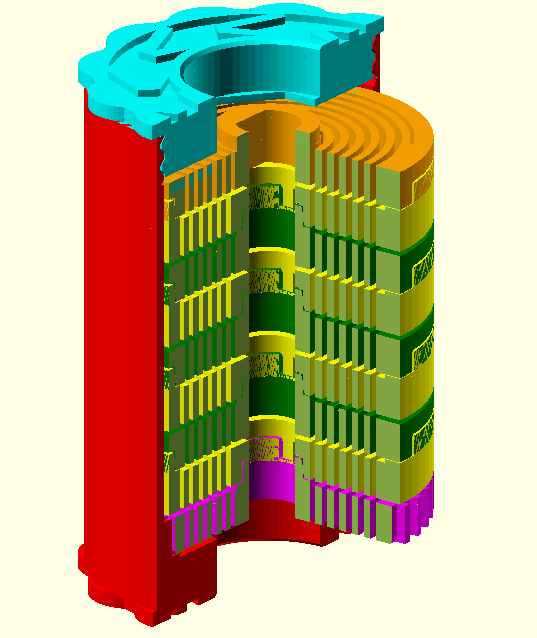 Integrated Auto-Rewind Spool Holder