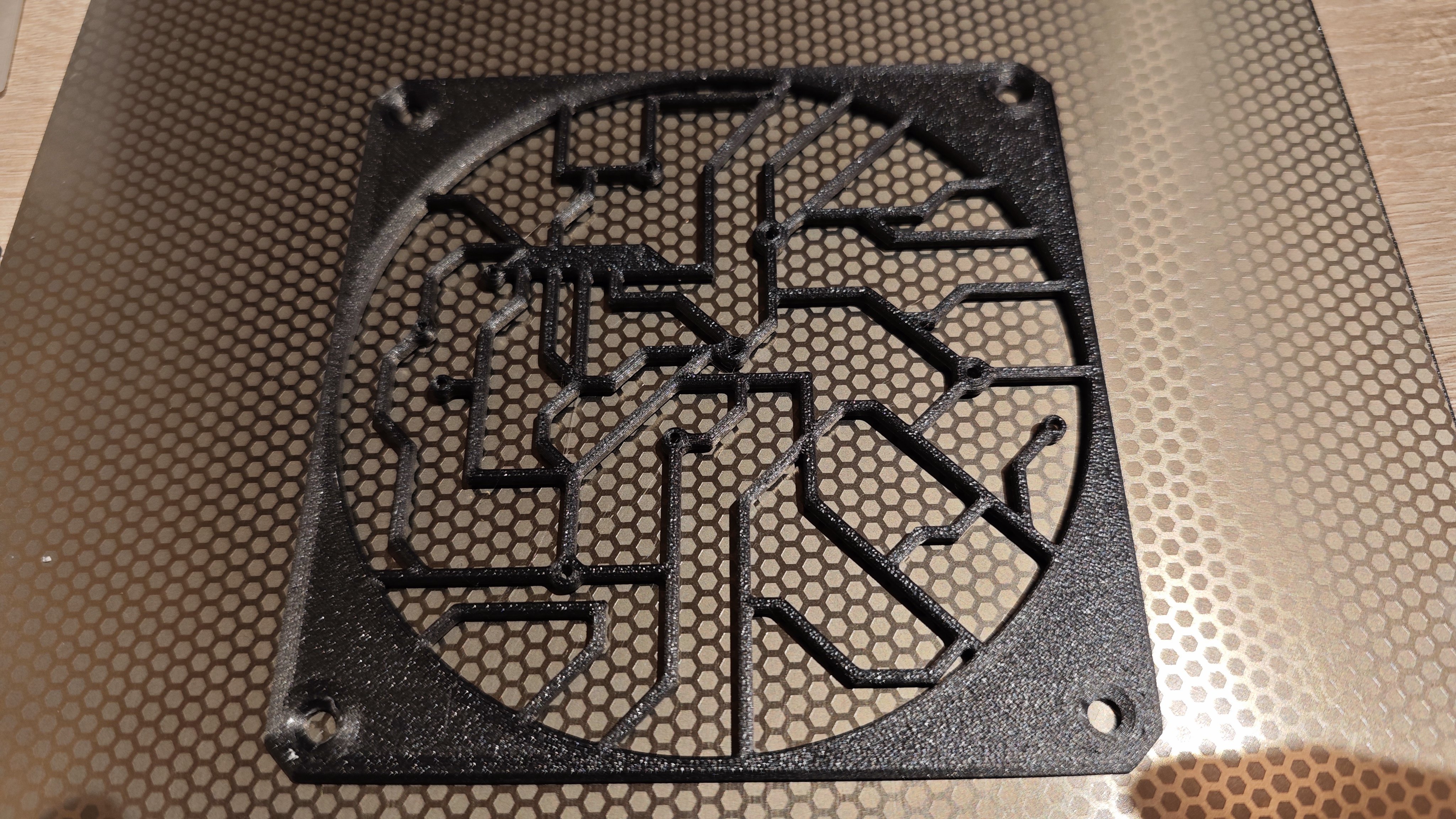 Cyberpunk Circuit Fan Grill 120mm (Set of 2) – Silent & Airflow Optimized RESELLER Licence
