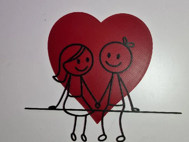 a loving stick figure couple NO MMU OR AMS NEEDED