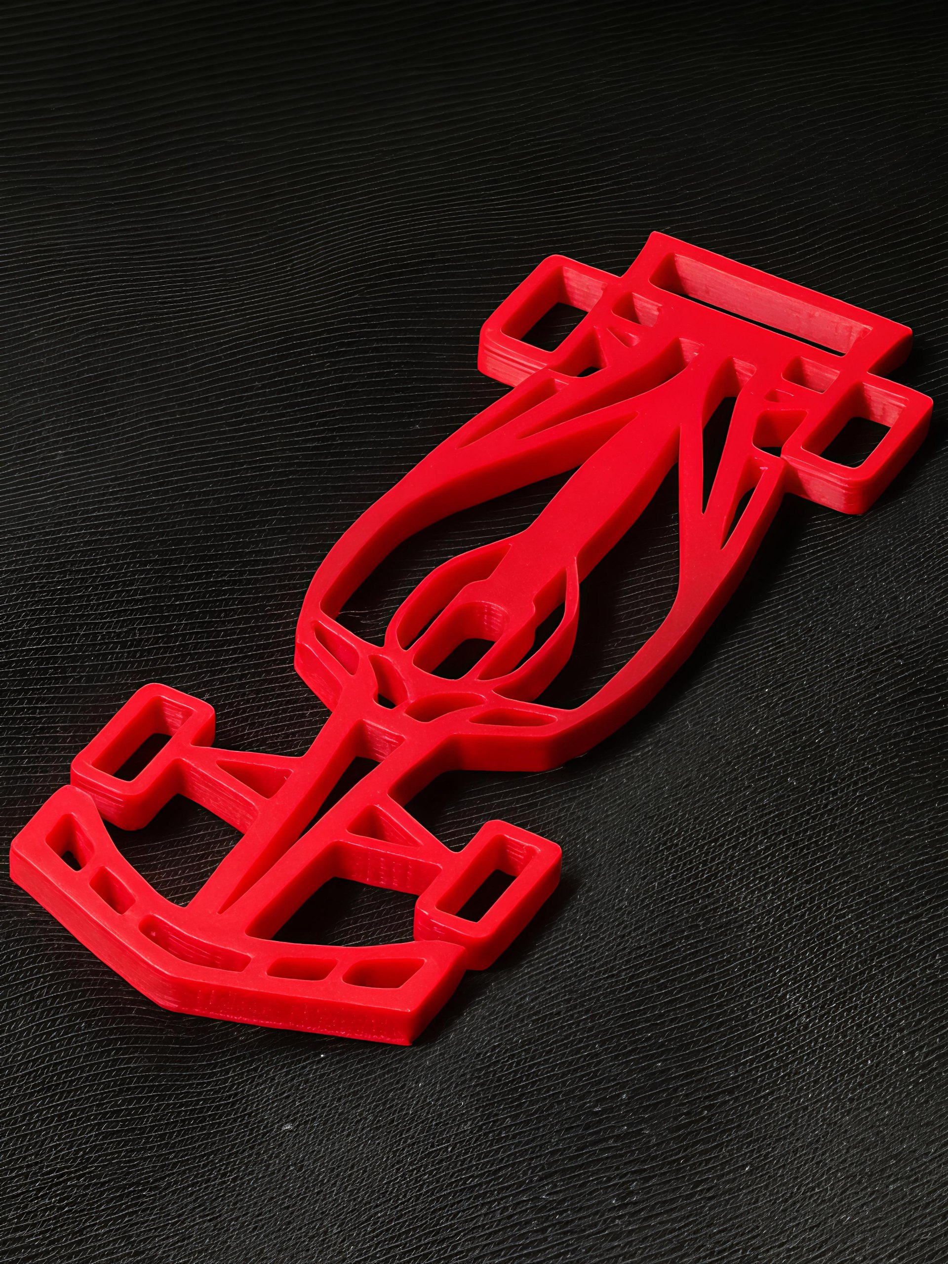 Formula 1 car keychain wall art