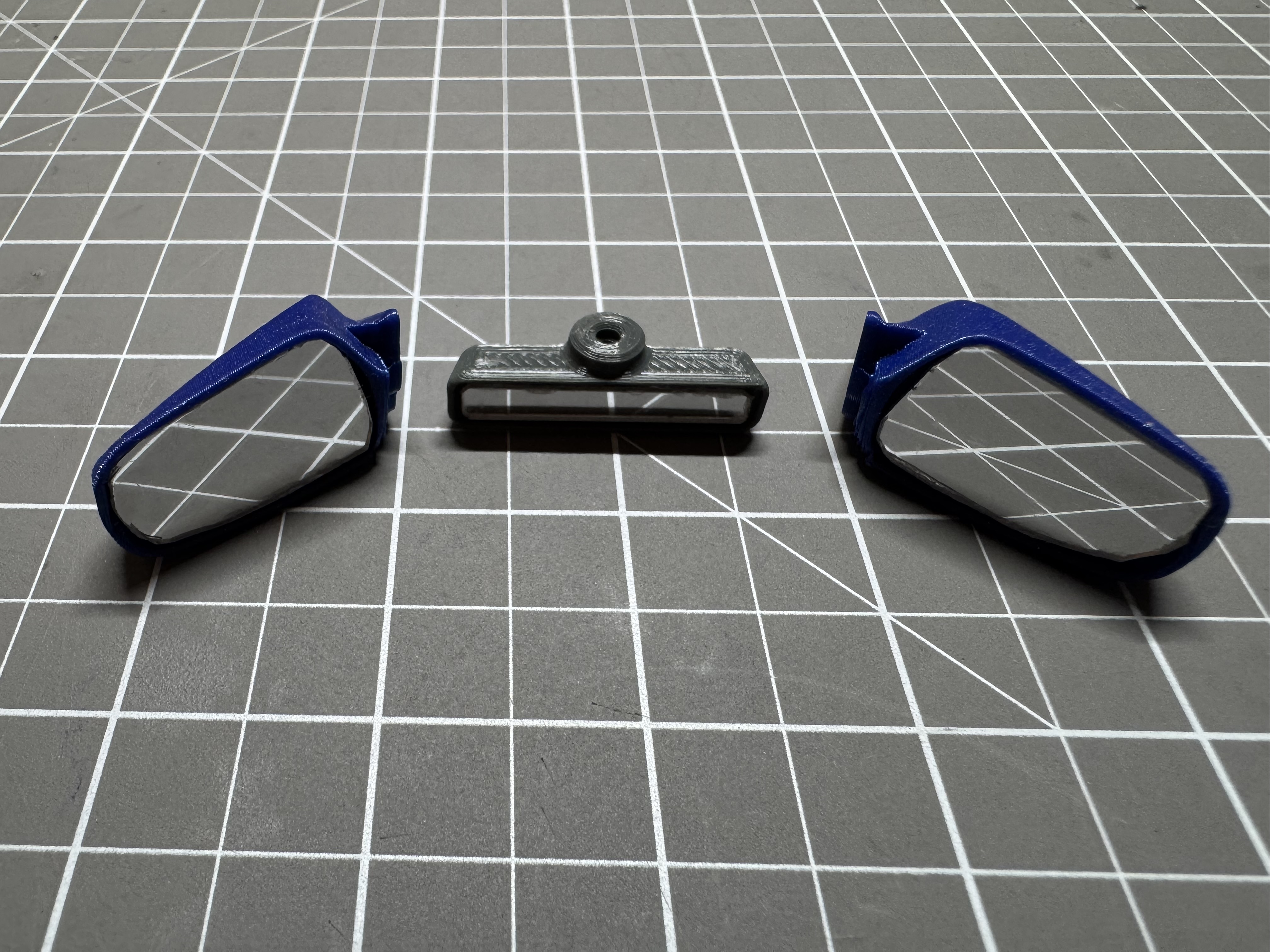 Modified mirrors for CASADIO Impr3za