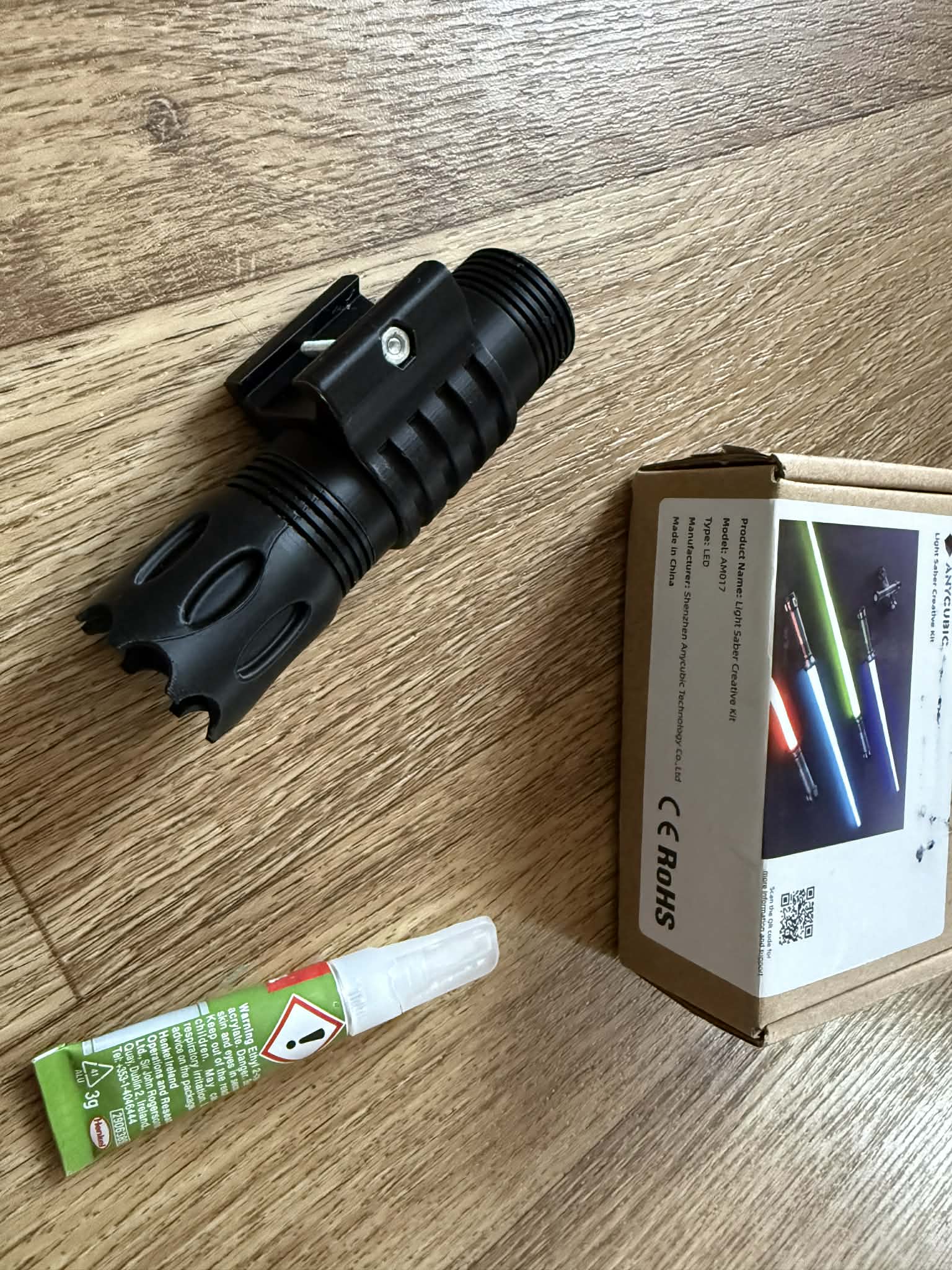 Airsoft flashlight from Anycubic set