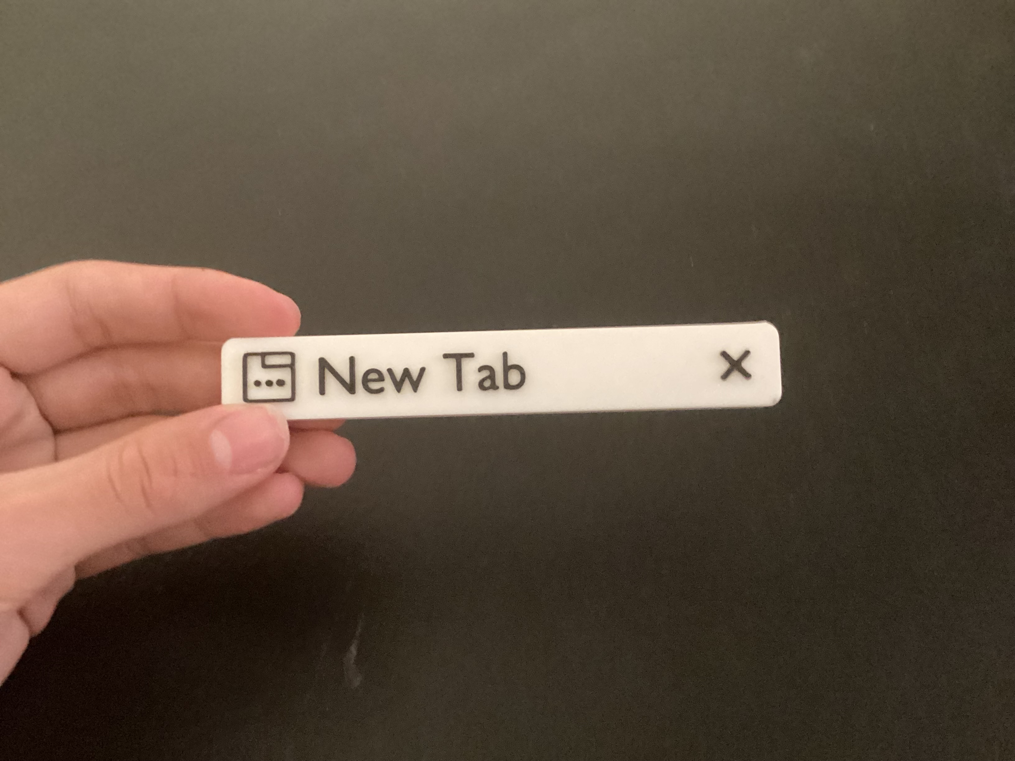 Oversized "New Tab" Bar /w New Tab Button