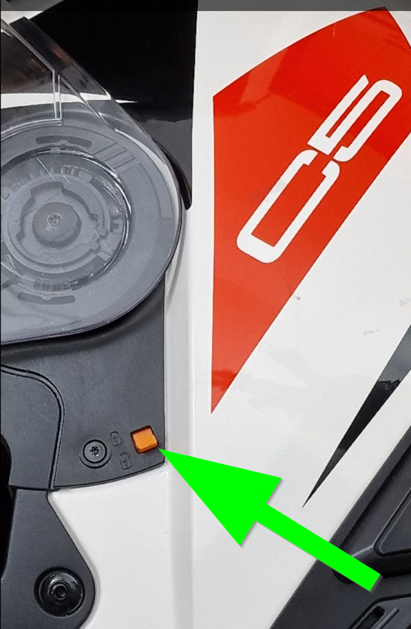 Schuberth C5 Chin Bar Lock Pin  / Kinnteil Verriegelungs Stift